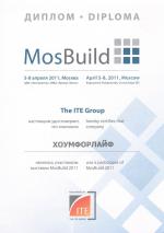 ДИПЛОМ MOSBUILD 5-8 АПРЕЛЯ/2011